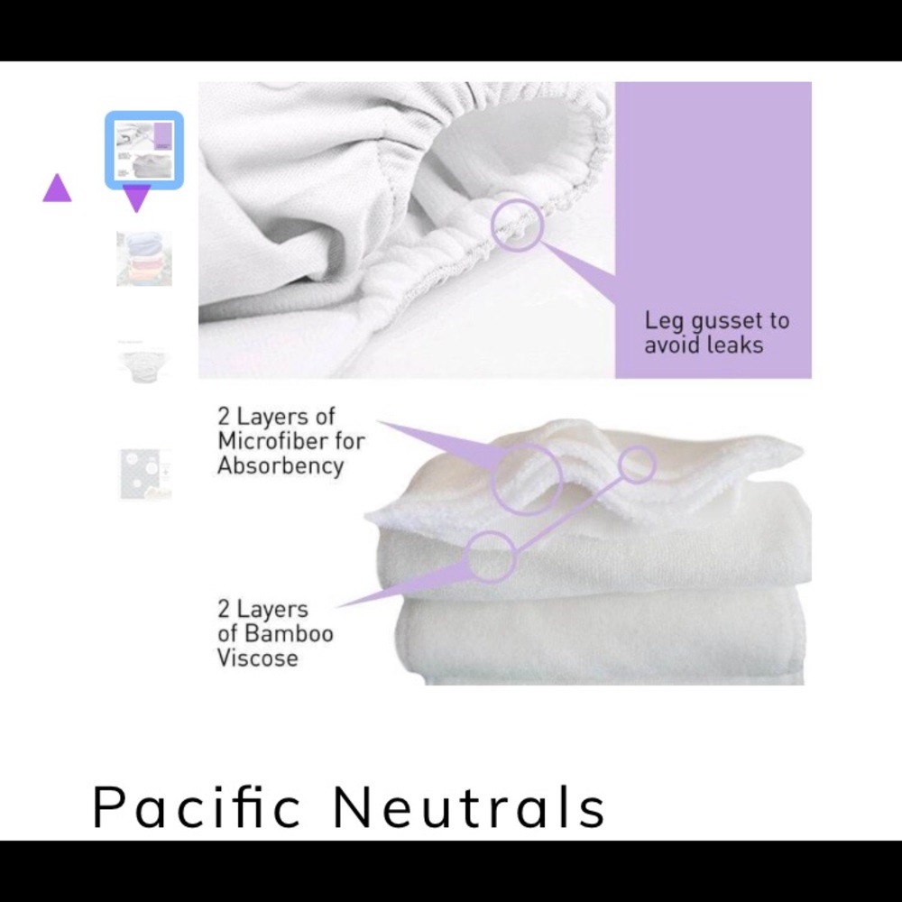 Noras nursery cloth diapers, new still in package!